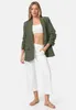 Rayshyne Stylischer Damen Business Blazer mit gerafften Produktbild-Vorschau 4