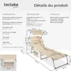 Bain de soleil Chloé 4 positions avec appui-tête et Voir les images du produit 6