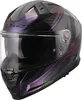 LS2 FF811 Vector II Carbon Savage Helm, grau/weiß/rot, M Produktbild-Vorschau 4