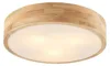 Lindby Deckenlampe Tanju, Ø40 cm, 3-flg., Kautschukholz, Produktbild-Vorschau 1
