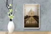 Blechschild Reise 12x18cm Indien schwarz weiß Taj Mahal Produktbild-Vorschau 4