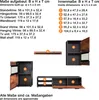 trendteam Wohnen Wohnwand Mango Matera NB/Old Wood NB 246 x Produktbild-Vorschau 3