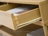 Stolik konsolowy NIRAI z półką i szufladą – dąb Podgląd zdjęcia produktu 9