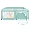 Baby Laufstall Laufgitter 120*120*66cm mit 50 Kugel mit Produktbild-Vorschau 1
