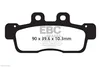 EBC Brakes Bremsbeläge Satz Bremsklötze für YAMAHA Produktbild-Vorschau 5