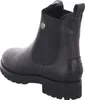 A black leather boot on a white background. Produktbild-Vorschau
