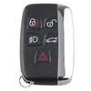 5 tlačidiel Black Smart Car Remote Key Fob Case Shell Fit Náhľad obrázku produktu 3