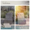 tectake® Rattan-Doppelliege mit Tisch Carbonera, Produktbild-Vorschau 6