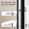 K-Möbel Hängevitrine in Schwarz (80x60x25 cm) mit 2 Produktbild-Vorschau 4