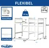 DanDiBo Étagère réglable pour micro-ondes Blanc 2 niveaux Voir les images du produit 2