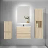 Badezimmermöbel 60cm CINIC-Serie Dünn Keramik Waschtisch Produktbild-Vorschau 8