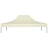 vidaXL Partyzelt-Dach 4x3 m Creme 270 g/m² Podgląd zdjęcia produktu 10