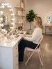 GIFTDECOR: Sedia pieghevole in metallo rosa, sedia Anteprima dell’immagine prodotto 4
