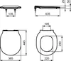 Ideal Standard IDS WC sedátko CONNECT AIR s vekom (sendvič) Náhľad obrázku produktu 5