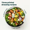 Dressing-Shaker aus Glas, 300 ml, mit Rezepten und Dosierausgießer Anteprima dell’immagine prodotto