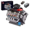 Stavebnica motora pre deti, motorizovaný motor LSX454 V8, Náhľad obrázku produktu 1