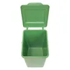 A green trash can with its lid open, shown from a top-down perspective against a white background. Anteprima dell’immagine prodotto