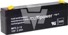 Multipower MBL12/2,2AH/VDS MP2,3-12 Bleiakku 12V Faston Produktbild-Vorschau 1