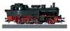 A model train locomotive on a track. Produktbild-Vorschau