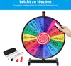 18" Glücksrad zum drehen, Tischglücksrad für Lotteriespiele Produktbild-Vorschau 3