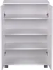 An open white cabinet with four shelves. Náhled obrázku produktu