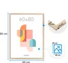 Fotorahmen - Fotorahmen - 60x80 cm - MDF-Holz - Farbe: Produktbild-Vorschau 5