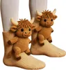 ASKSA 3D Stricksocken mit Tieren Animal Socks Winter Warme Produktbild-Vorschau 3