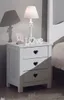 5 teiliger Set Schlafzimmer in Farbe Weiß aus Kieferholz Produktbild-Vorschau 7
