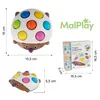 MalPlay Silikon Pop it Sensory Spielzeug, Stressabbau Produktbild-Vorschau 2