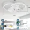 ZMH LED Deckenventilator Mit Beleuchtung Modern 36W Produktbild-Vorschau 2