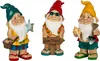 Formano 3er Set Gartenzwerge Gartendeko Figuren aus Produktbild-Vorschau 1