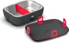 A heated lunchbox with its lid removed, shown on a white background. Produktbild-Vorschau
