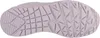 The sole of a purple Skechers sneaker is shown from an underneath view. Produktbild-Vorschau
