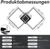 LZQ LED Deckenleuchte Wohnzimmer Modern Geometrisch, 60W Produktbild-Vorschau 2