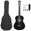 vidaXL 8-tlg. Klassikgitarren-Set für Anfänger Schwarz 1/2 Produktbild-Vorschau 8