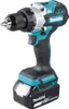 A cordless hammer drill with a battery pack attached, shown against a white background. Produktbild-Vorschau
