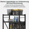 FLEXISPOT Werkbank aus Stahl, Arbeitstisch mit Lochwänden Produktbild-Vorschau 6