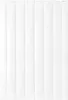 A white quilted comforter or duvet laid flat. Produktbild-Vorschau