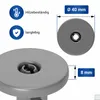 Korbrolle 8x Rad passend wie AEG Electrolux 5028696500/4 Produktbild-Vorschau 3