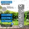 4rain QUADRO wandtank 270 L betongrijs Productafbeelding-voorbeeld 3