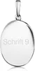 MATERIA by Matthias Wagner Gravur Anhänger Silber 925 oval Produktbild-Vorschau 1