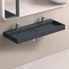 doporro Waschbecken Aufsatzwaschbecken Mineralguss Produktbild-Vorschau 1