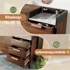MODFU Kommode mit Marmor-Optik Platte und Offene Ablage, Produktbild-Vorschau 6