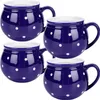 Orion | Set van 4 koffiekopjes - 200 ml - blauw met Productafbeelding-voorbeeld 1