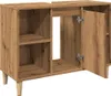 vidaXL Koupelnová skříňka hnědá artisan dub 80x33x60 cm Náhled obrázku produktu 6