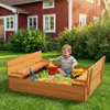 Pieskovisko FCH s lavičkami a vekom 110 x 110 x 21 cm Náhľad obrázku produktu 12