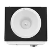 A top-down view of a black and white electric water dispenser. Produktbild-Vorschau