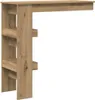 vidaXL Przyścienny stolik barowy Artisan dąb 102x45x103,5 Podgląd zdjęcia produktu 5