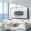 A modern living room with a large TV mounted on the wall, featuring a TV wall mount. Anteprima dell’immagine prodotto