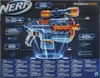 The image shows the packaging of a Nerf Elite 2.0 Phoenix CS-6 blaster, with diagrams and feature callouts. Podgląd zdjęcia produktu
